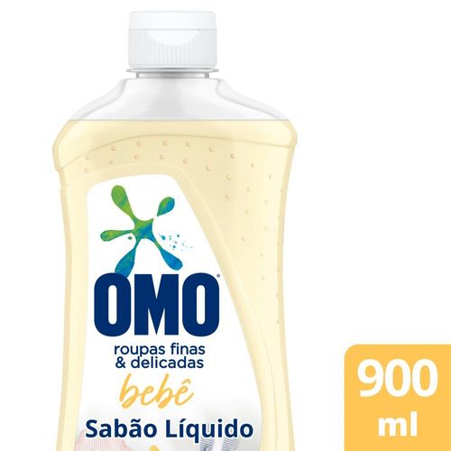 Lava-Roupas-Liquido-Roupas-Finas-e-Delicadas-Bebe-Omo-Frasco-900ml Lava-Roupas-Liquido-Roupas-Finas-e-Delicadas-Bebe-Omo-Frasco-900ml