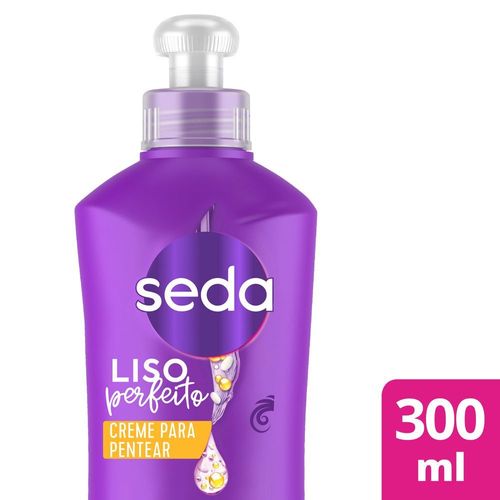 Creme para Pentear Tecnologia Seladora de Lisos Seda Cocriações Liso Perfeito Frasco 300ml