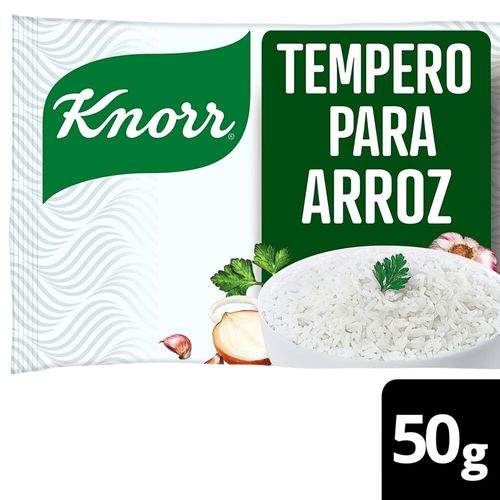 Tempero Pó para Arroz Knorr Pacote 50g 10 Unidades de 5g Cada