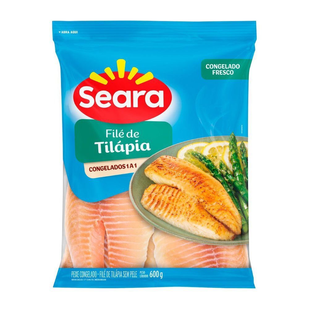 Filé de Tilápia Seara IQF 600 g
