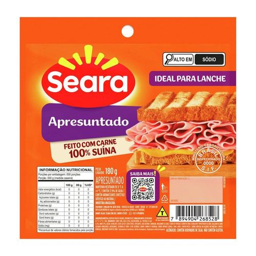 Apresuntado-Seara-180g