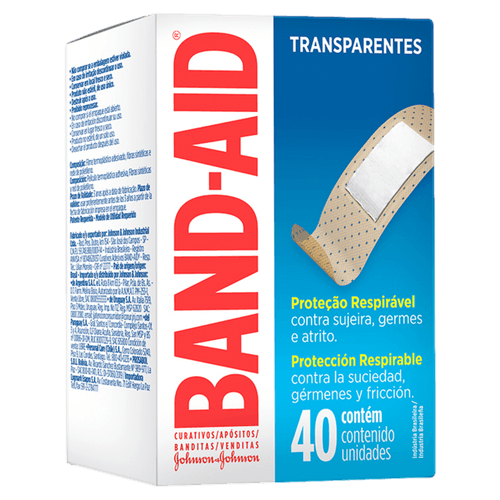Curativo-Adesivo-Transparente-Band-Aid Curativo-Adesivo-Transparente-Band-Aid