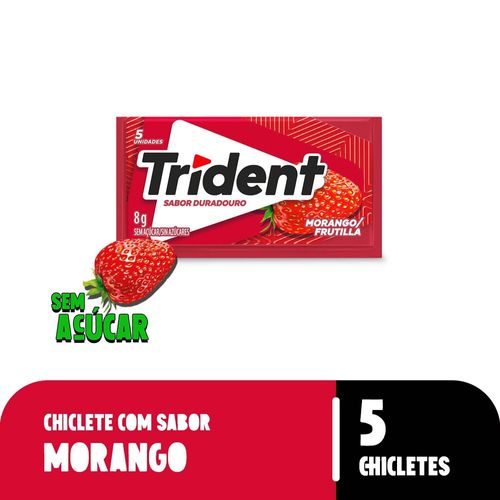 Goma-de-Mascar-Morango-Zero-Acucar-para-Dietas-de-Ingestao-Controlada-de-Acucares-Trident-Envelope-8g-5-Unidades Goma-de-Mascar-Morango-Zero-Acucar-para-Dietas-de-Ingestao-Controlada-de-Acucares-Trident-Envelope-8g-5-Unidades