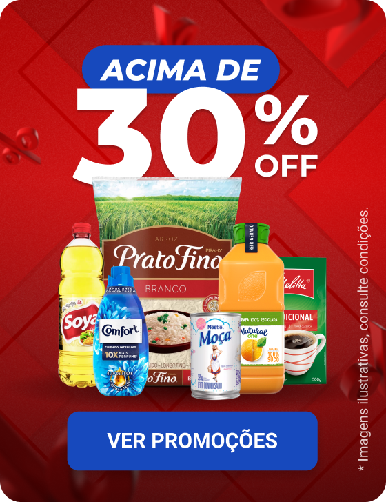 Banner - desconte de ate 30%