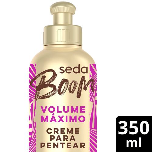 Creme para Pentear Leve Seda Pro Curvatura Boom Volume Máximo Frasco 350ml