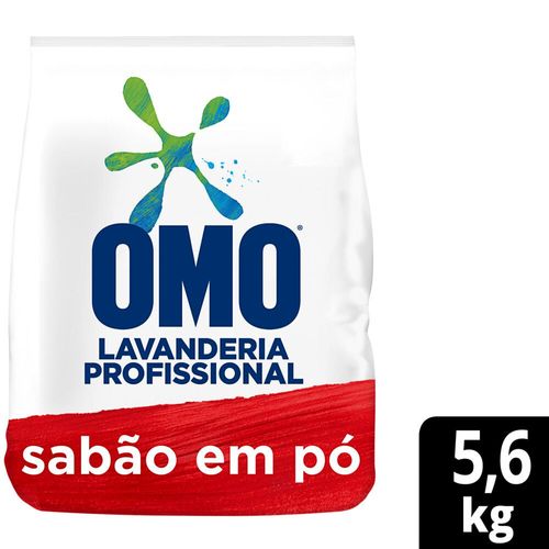 Sabão em Pó OMO Pro Lavanderia Profissional 5,6 kg