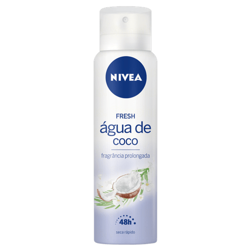Desodorante-Aerossol-Agua-de-Coco-48h-Nivea-Fresh-150ml-Spray Desodorante-Aerossol-Agua-de-Coco-48h-Nivea-Fresh-150ml-Spray