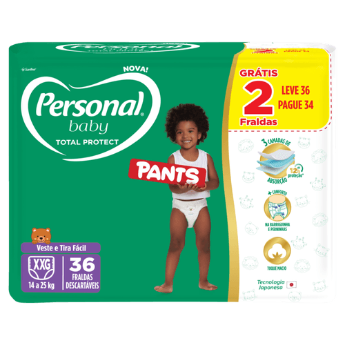 Fralda-Personal-Baby-Total-Protect-Pants-XXG-com-36-unidades