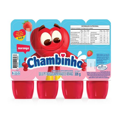 Petit-Suisse-CHAMBINHO-Morango-320g Petit-Suisse-CHAMBINHO-Morango-320g