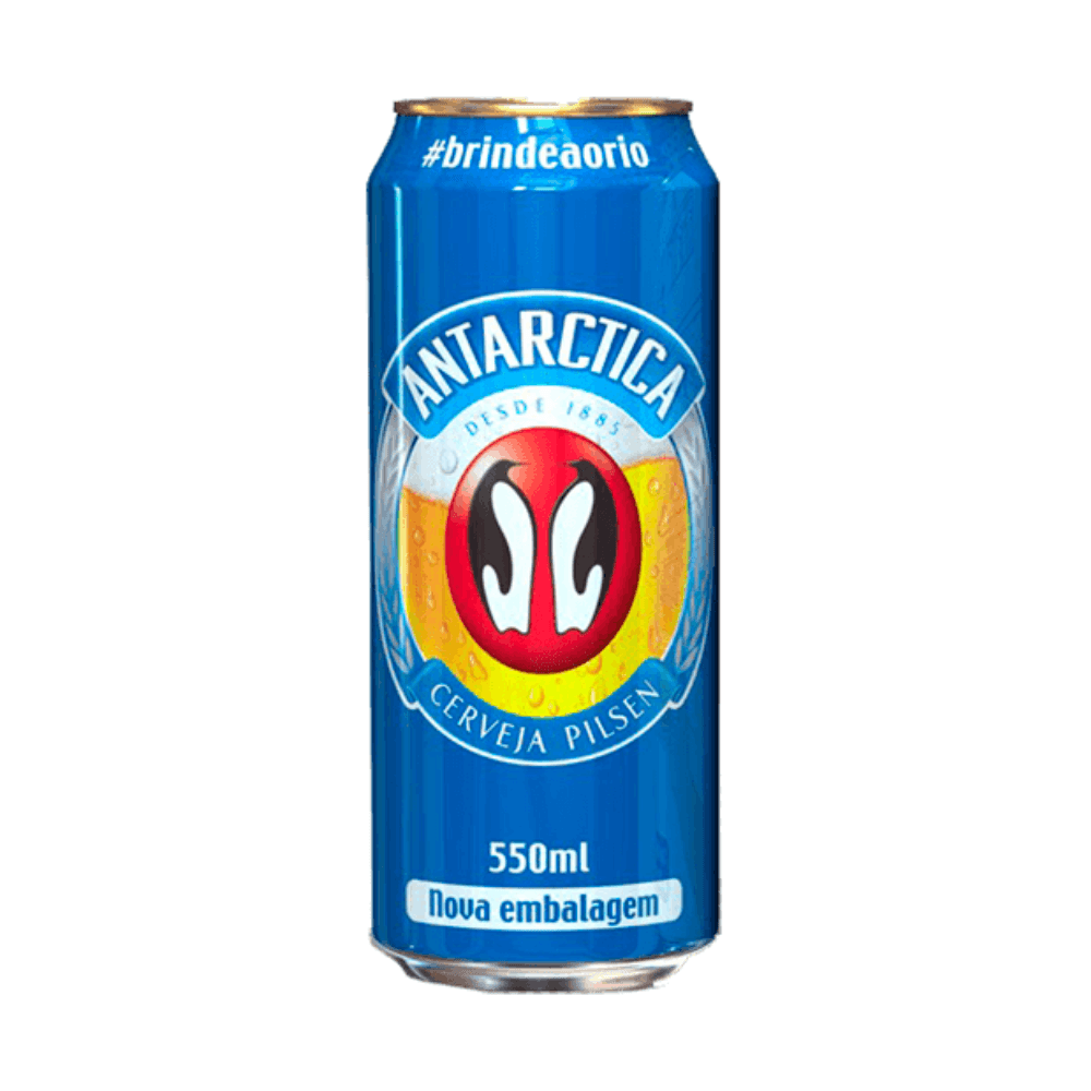 Cerveja Antarctica Pilsen Lata com 550ml