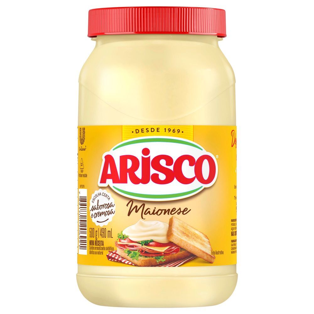 Maionese Arisco Tradicional 500 GR - Apoio Entrega V2