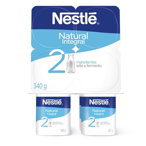 Iogurte-Integral-Natural-Nestle-Bandeja-340g-4-Unidades-de-85g-Cada Iogurte-Integral-Natural-Nestle-Bandeja-340g-4-Unidades-de-85g-Cada