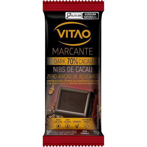 Chocolate-70--Cacau-Vitao-Zero-Acucar-Dark-Nibs-de-Cacau-70g
