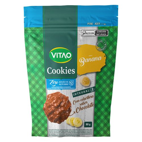 Biscoito-Cookie-Integral-Banana-com-Cobertura-de-Chocolate-sem-Adicao-de-Acucar-Vitao-Pacote-80g