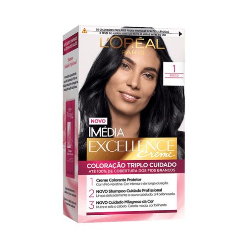 Coloracao-Permanente-Imedia-Excellence-De-L-Oreal-Paris-1.0-Preto Coloracao-Permanente-Imedia-Excellence-De-L-Oreal-Paris-1.0-Preto