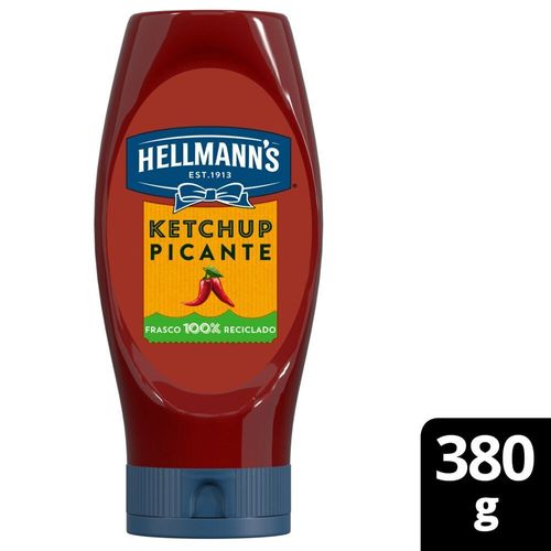 Ketchup-Picante-Hellmann-s-Squeeze-380g Ketchup-Picante-Hellmann-s-Squeeze-380g