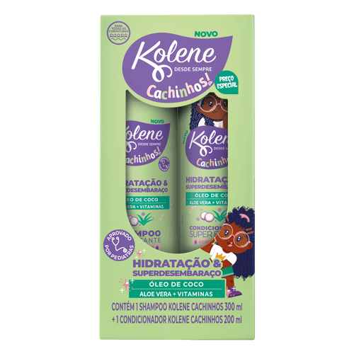 KIT-KOLENE-SHAMPOO-300ML---CONDICIONADOR-200ML-CACHINHOS-HIDRATACAO---SUPERDESEMBARACO-OLEO-DE-COCO-ALOE-VERA---VITAMINAS.