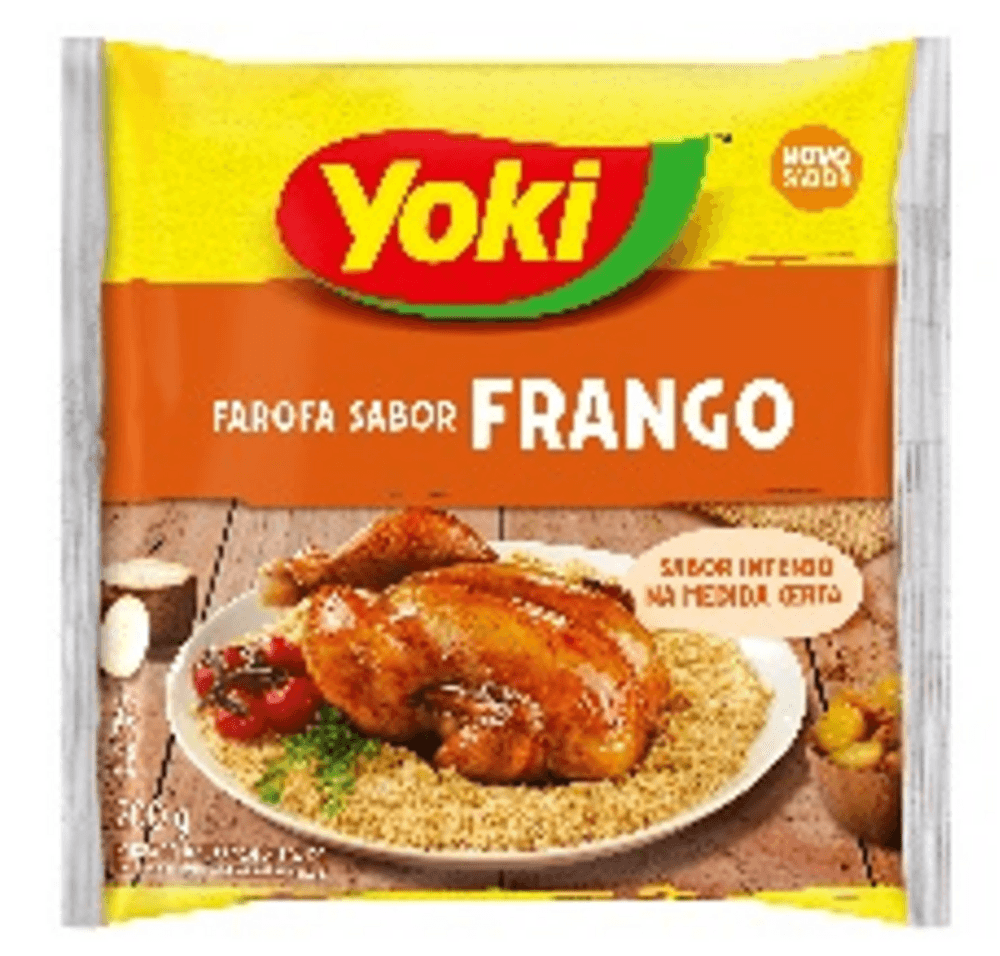 FAROFA MANDIOCA FRANGO YOKI  200G