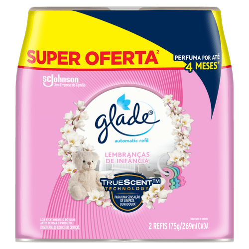 PACK-ODORIZADOR-DE-AMBIENTE-LEMBRANCAS-DE-INFANCIA-GLADE-AUTOMATIC-FRASCO-2-UNIDADES-269ML-CADA-SPRAY-REFIL-SUPER-OFERTA PACK-ODORIZADOR-DE-AMBIENTE-LEMBRANCAS-DE-INFANCIA-GLADE-AUTOMATIC-FRASCO-2-UNIDADES-269ML-CADA-SPRAY-REFIL-SUPER-OFERTA