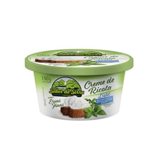 CREME-RICOTA-SABOR-DA-SERRA-150G--ERVAS-FINAS CREME-RICOTA-SABOR-DA-SERRA-150G--ERVAS-FINAS