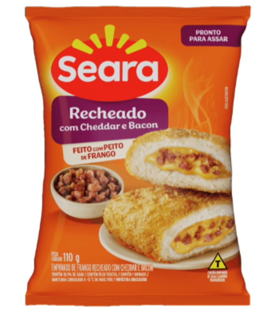 EMPANADO RECHEDO SEARA 110G BACON/CHEDDAR