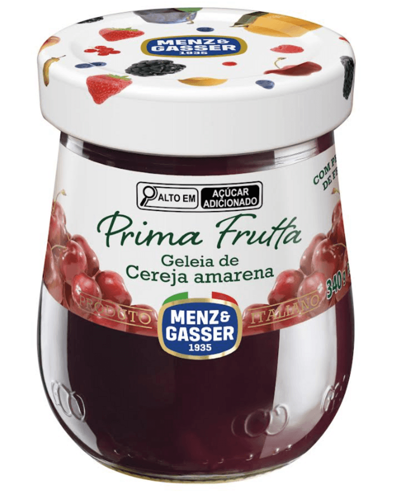 GELEIA ITALIANA PRIMA FRUTTA MENZ&GASSER 340G VIDRO