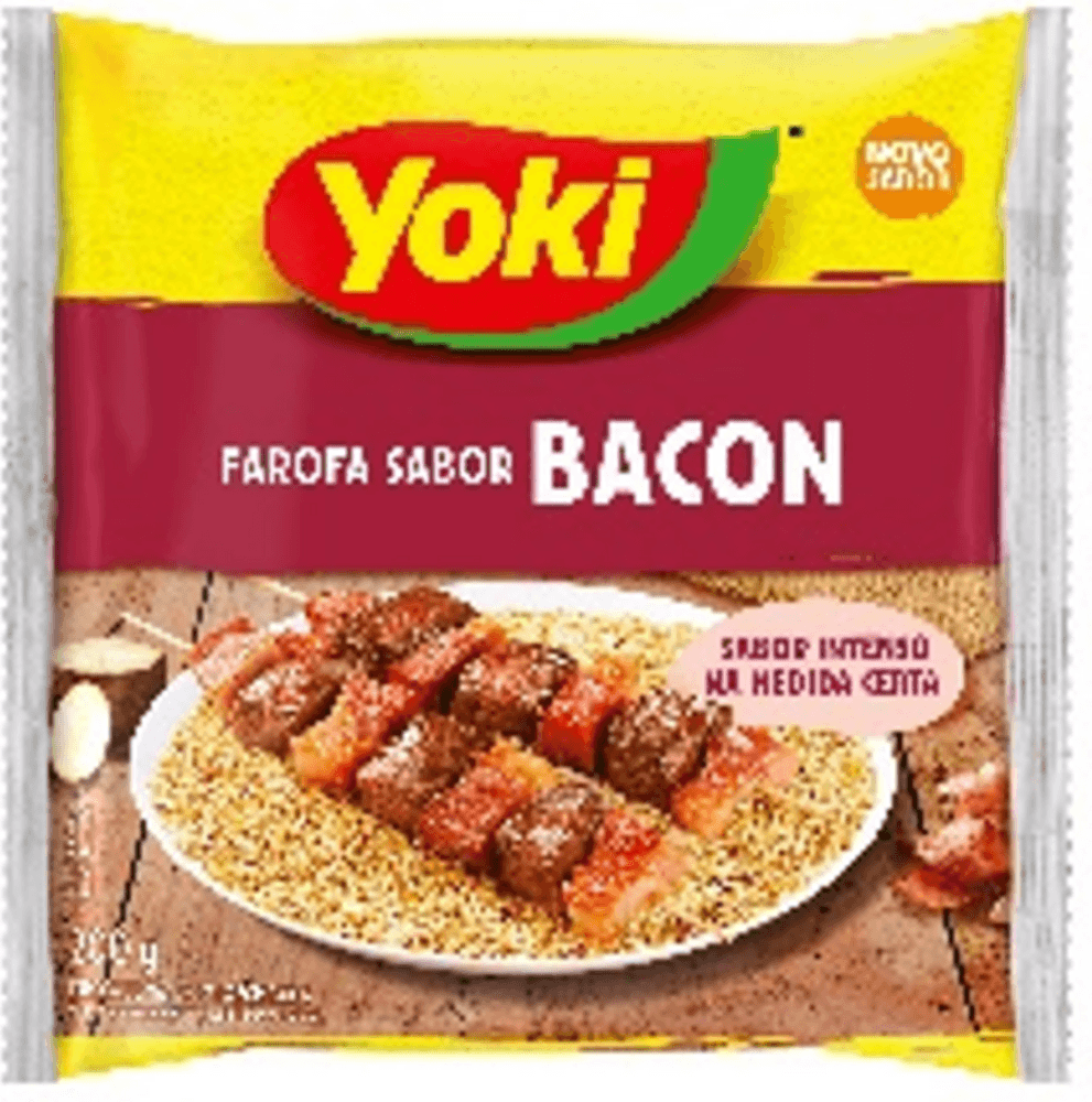 Farofa de Mandioca Yoki Bacon Pacote com 200g