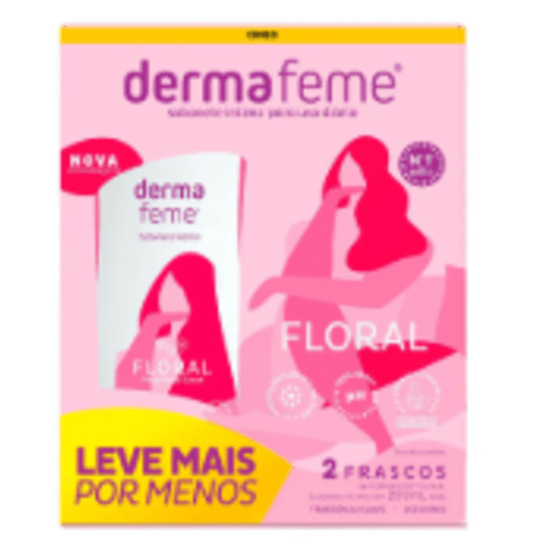 SAB-LIQ-DERMAFEME-PACK-C-2-200ML-FR-FLORAL SAB-LIQ-DERMAFEME-PACK-C-2-200ML-FR-FLORAL