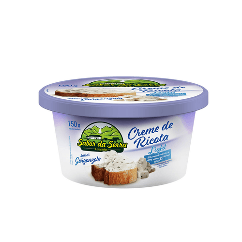 CREME-RICOTA-SABOR-DA-SERRA-150G--GORGONZOLA CREME-RICOTA-SABOR-DA-SERRA-150G--GORGONZOLA