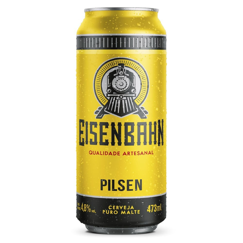 Cerveja Eisenbahn Pilsen Lata 473ml