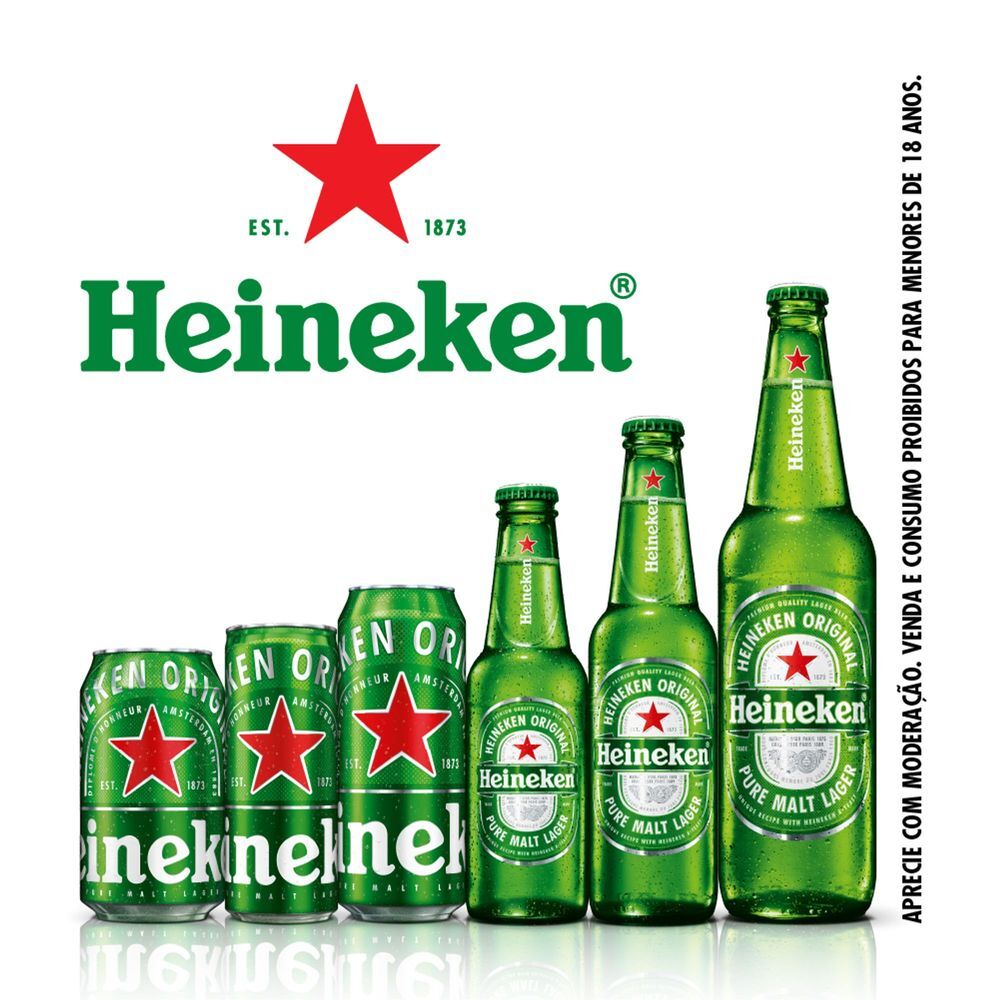 Cerveja Lager Heineken Lata 350ml - Apoio Entrega V2, image size:1000x1000