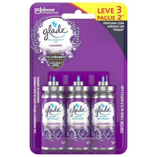 Desodorizador-Glade-Toque-de-Frescor-Refil-Lavanda-12ml-Leve-3-Pague-2 Desodorizador-Glade-Toque-de-Frescor-Refil-Lavanda-12ml-Leve-3-Pague-2