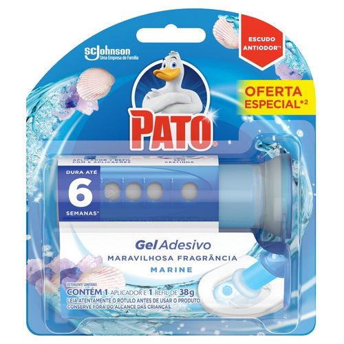 Desodorizador-Sanitario-Pato-Gel-Adesivo-Marine-Refil-6-Discos-Aparelho-Gratis Desodorizador-Sanitario-Pato-Gel-Adesivo-Marine-Refil-6-Discos-Aparelho-Gratis