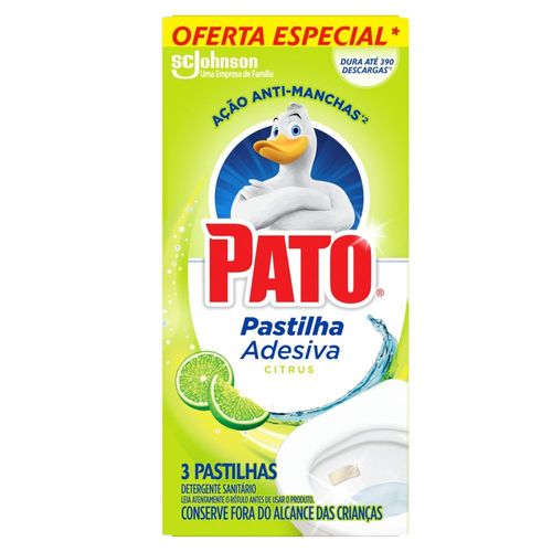 Desodorizador-Sanitario-Pato-Pastilha-Adesiva-Citrus-3UN-20--Desconto Desodorizador-Sanitario-Pato-Pastilha-Adesiva-Citrus-3UN-20--Desconto