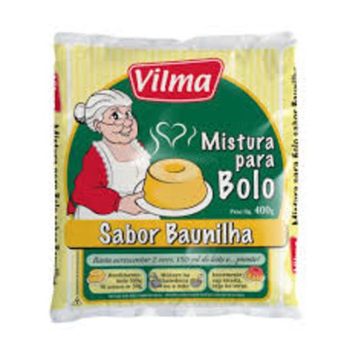 Mistura-para-Bolo-Vilma-Pacote-Baunilha--400g Mistura-para-Bolo-Vilma-Pacote-Baunilha--400g