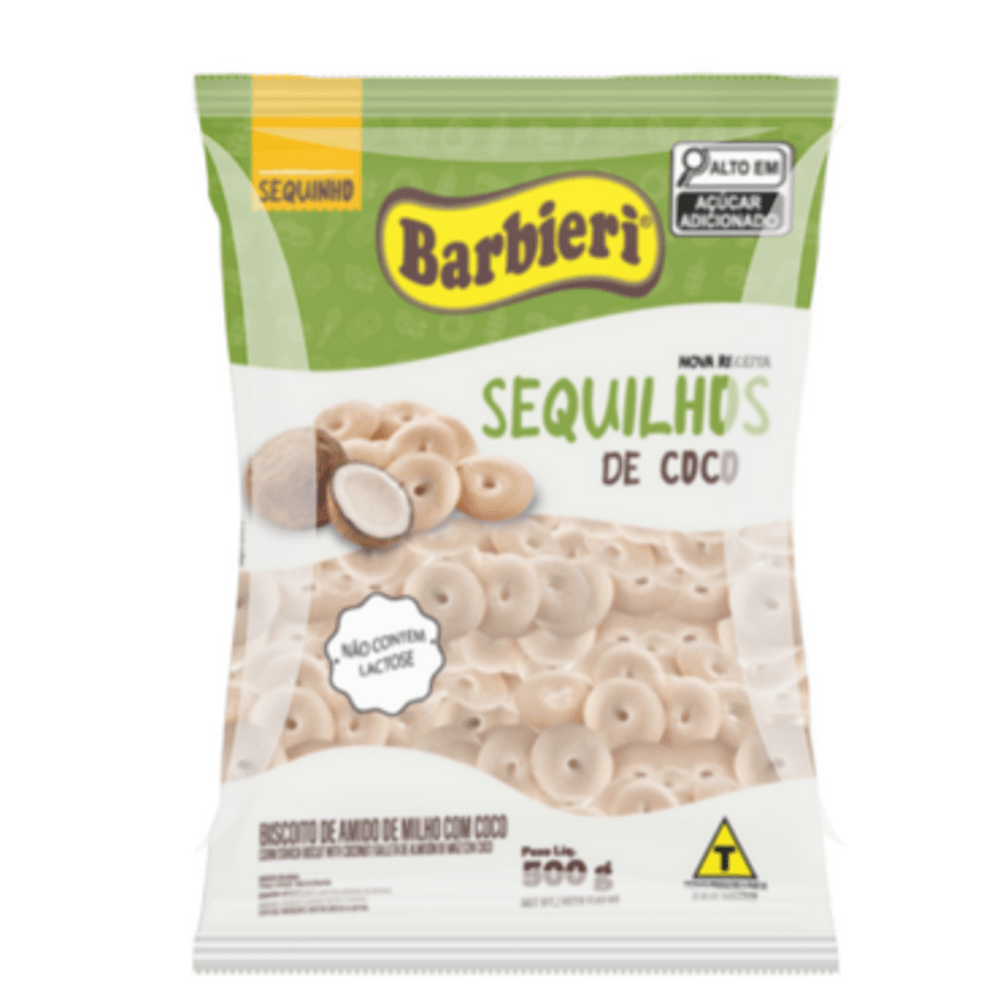 Biscoito Barbieri Sequilhos Coco 500g