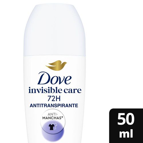 Antitranspirante Roll-On Invisible Dry Violeta e Frésia Branca 48h Dove 50ml