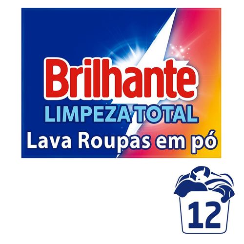 LAVA ROUPA PO BRILHANTE 800G-CX LIMPEZA TOTALLAVA ROUPA PO BRILHANTE 800G-CX LIMPEZA TOTAL