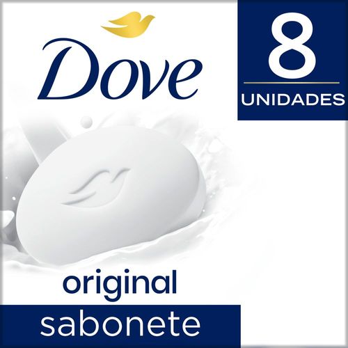Sabonete em Barra Original Dove Envoltório 8 Unidades de 90g Cada Leve Mais Pague Menos Sabonete em Barra Original Dove Envoltório 8 Unidades de 90g Cada Leve Mais Pague Menos