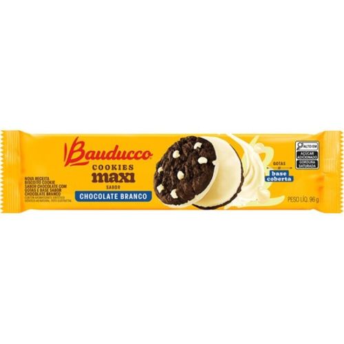 Biscoito-Cookie-Chocolate-com-Gotas-e-Base-Coberta-de-Chocolate-Branco-Bauducco-Maxi-Pacote-96g Biscoito-Cookie-Chocolate-com-Gotas-e-Base-Coberta-de-Chocolate-Branco-Bauducco-Maxi-Pacote-96g